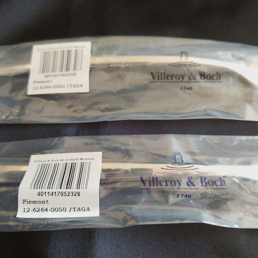 ビレロイ＆ボッホ　スクエアプレート　セラ　2枚　フォーク　ピエモント　2本