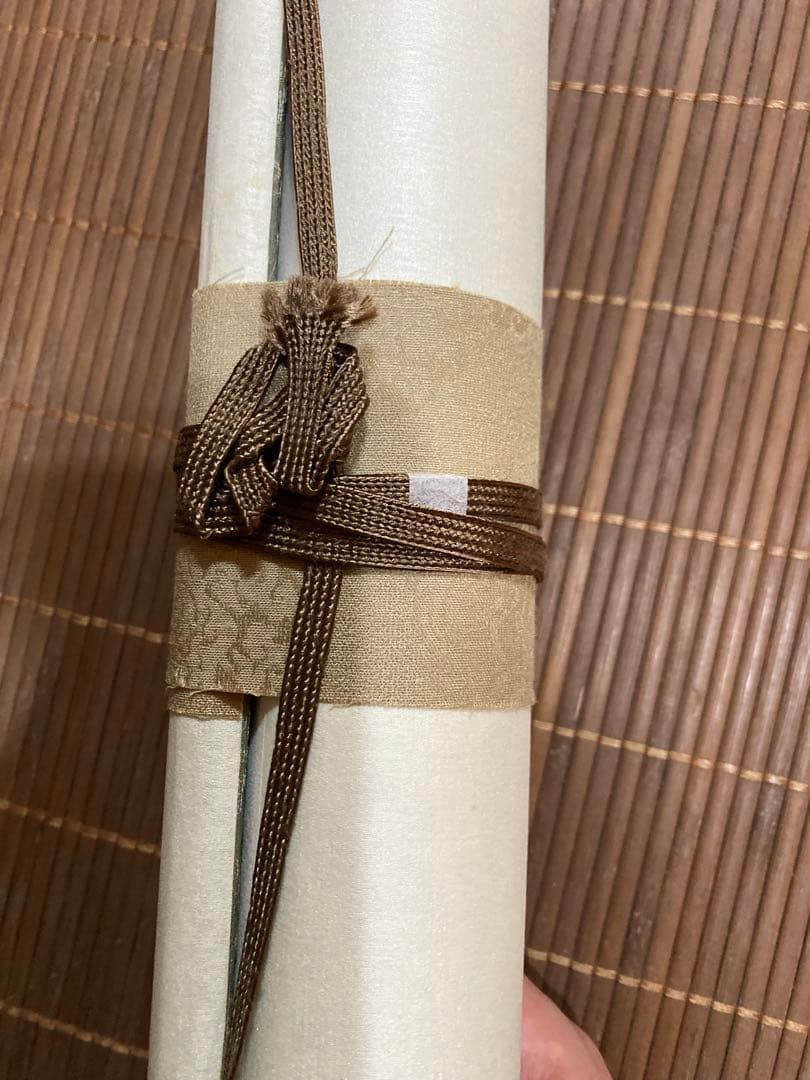 【大型188cm】山水画 掛け軸 共箱あり 水墨画 日本画 風景画♪