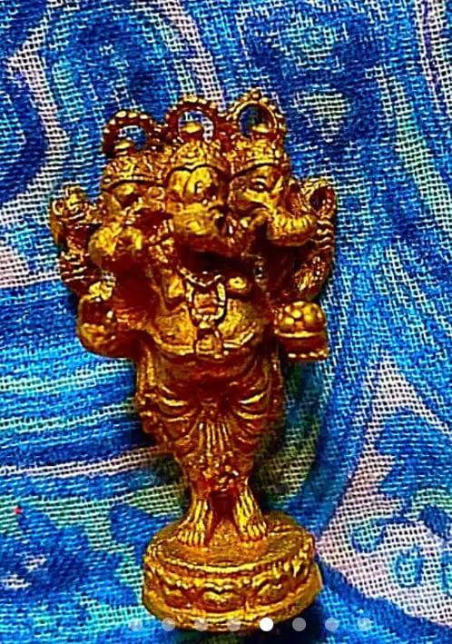 金運最強神 タイ製ガネーシャ三倍！シヴァ神ビシュヌ神ブラフマー神 三位一体神