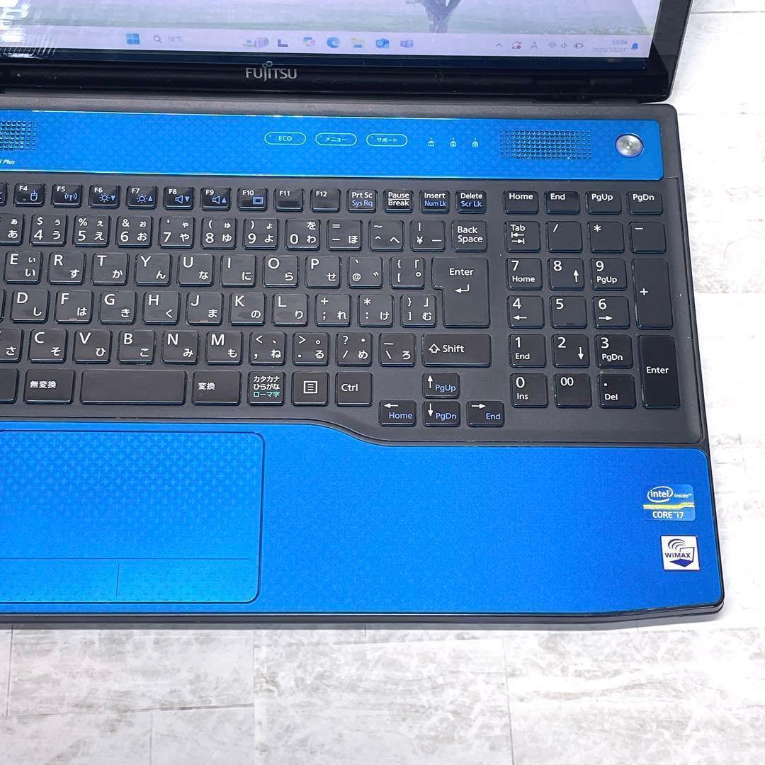 今だけ爆安特価❤️1TB Win11 ノートパソコン ブルー 8GB カメラ