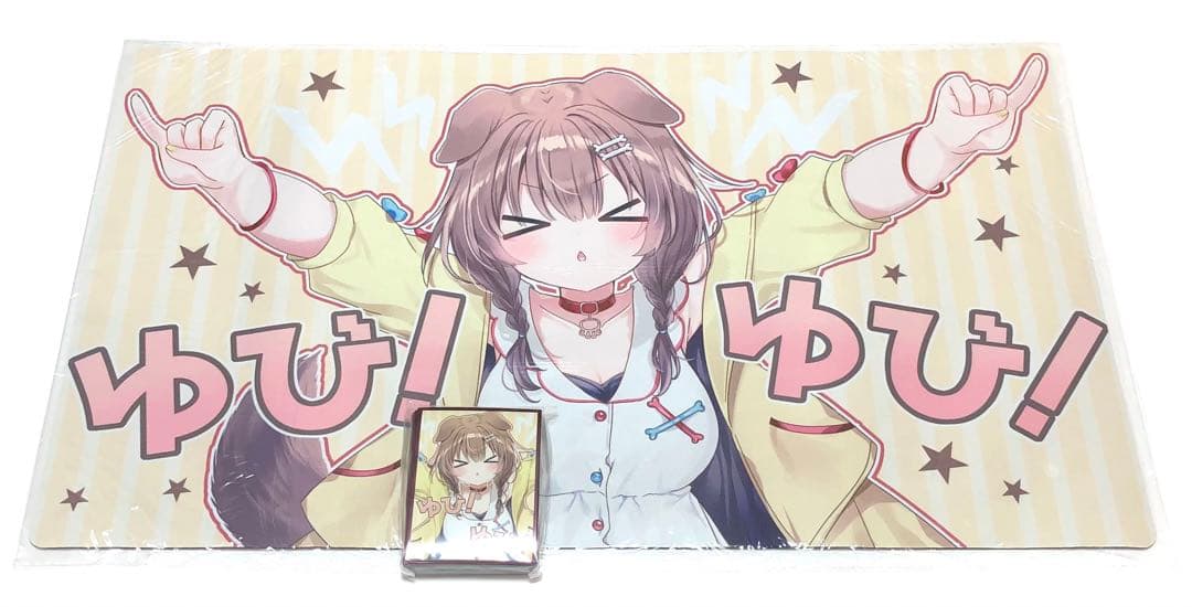 ホロライブ 戌神ころね ゆび！ゆび！ スリーブ プレイマット セット 白詰草 z