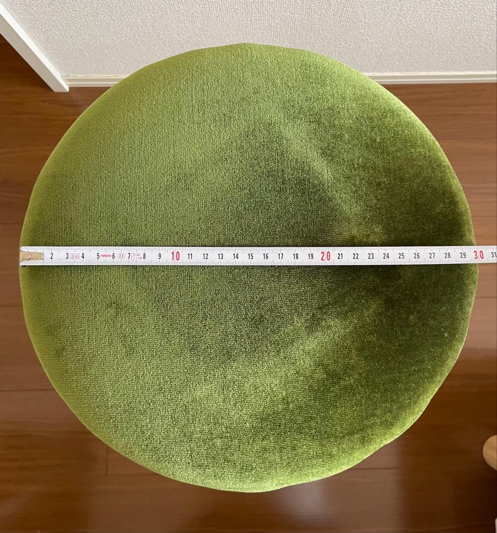 ヴィンテージ風 ベルベット風ハイスツール