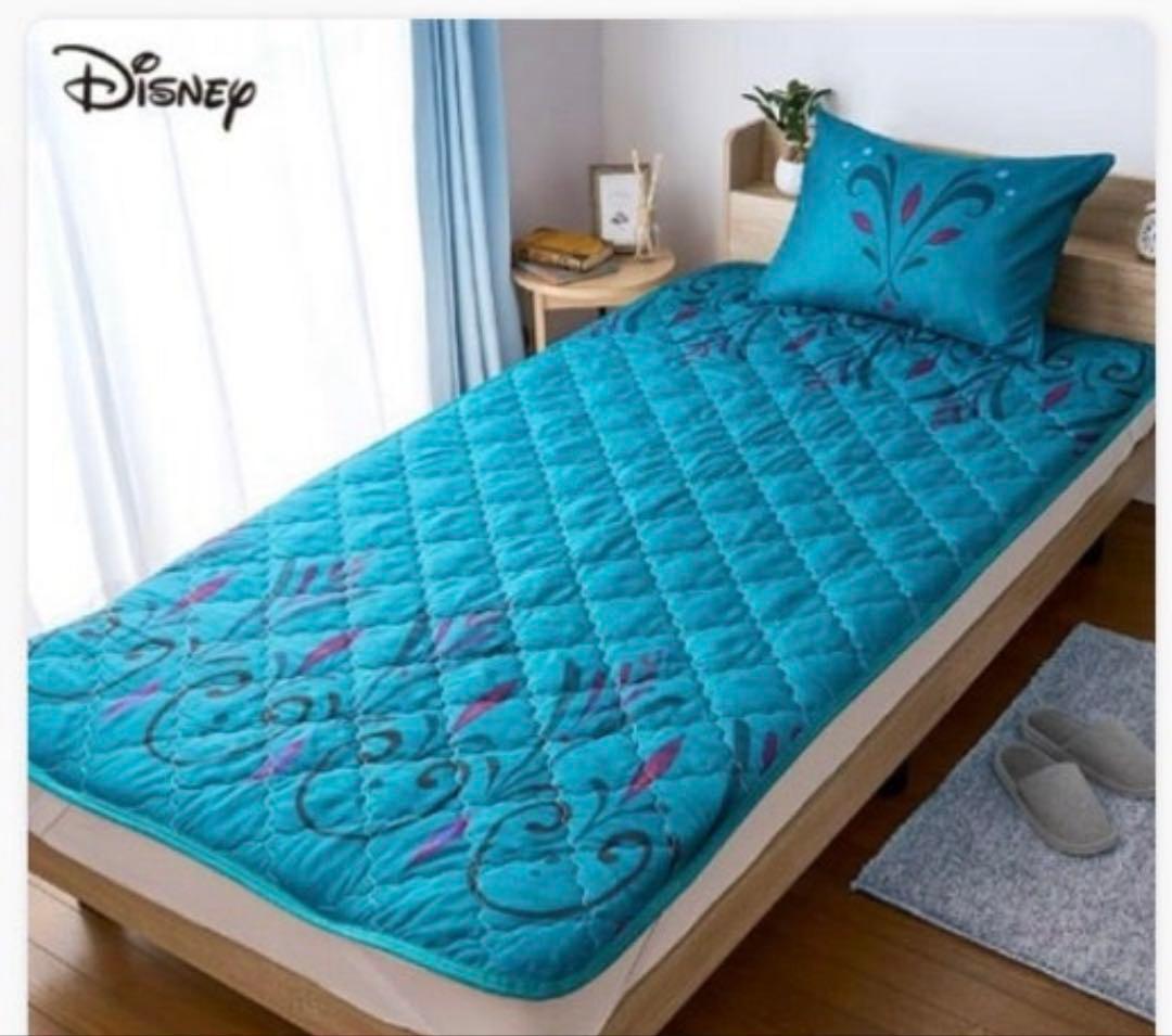 アナ雪　しまむら　布団　敷きパット　枕カバー　アナ　エルサ　4点セット