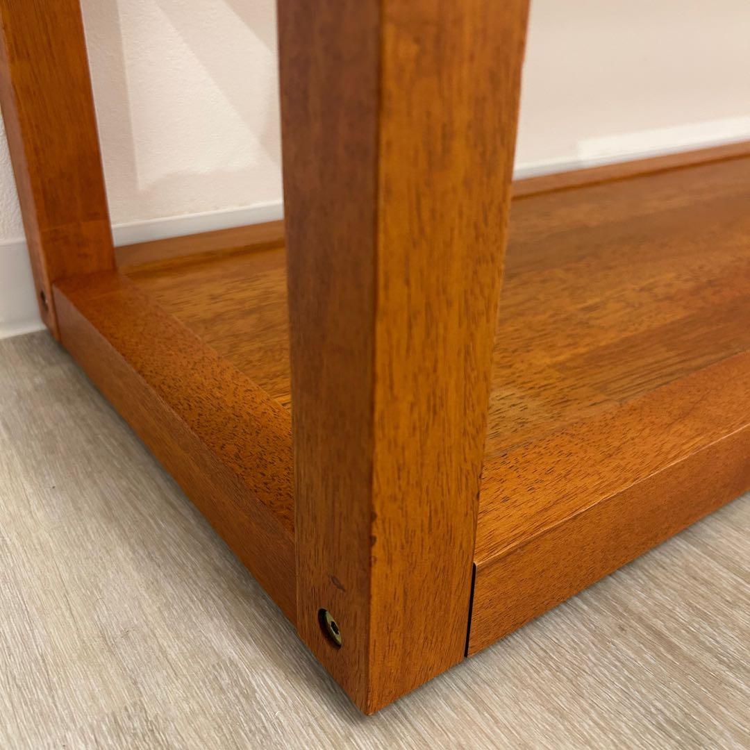 展示品★木製ディスプレイラック オープンラック ガラス棚 北欧風 什器