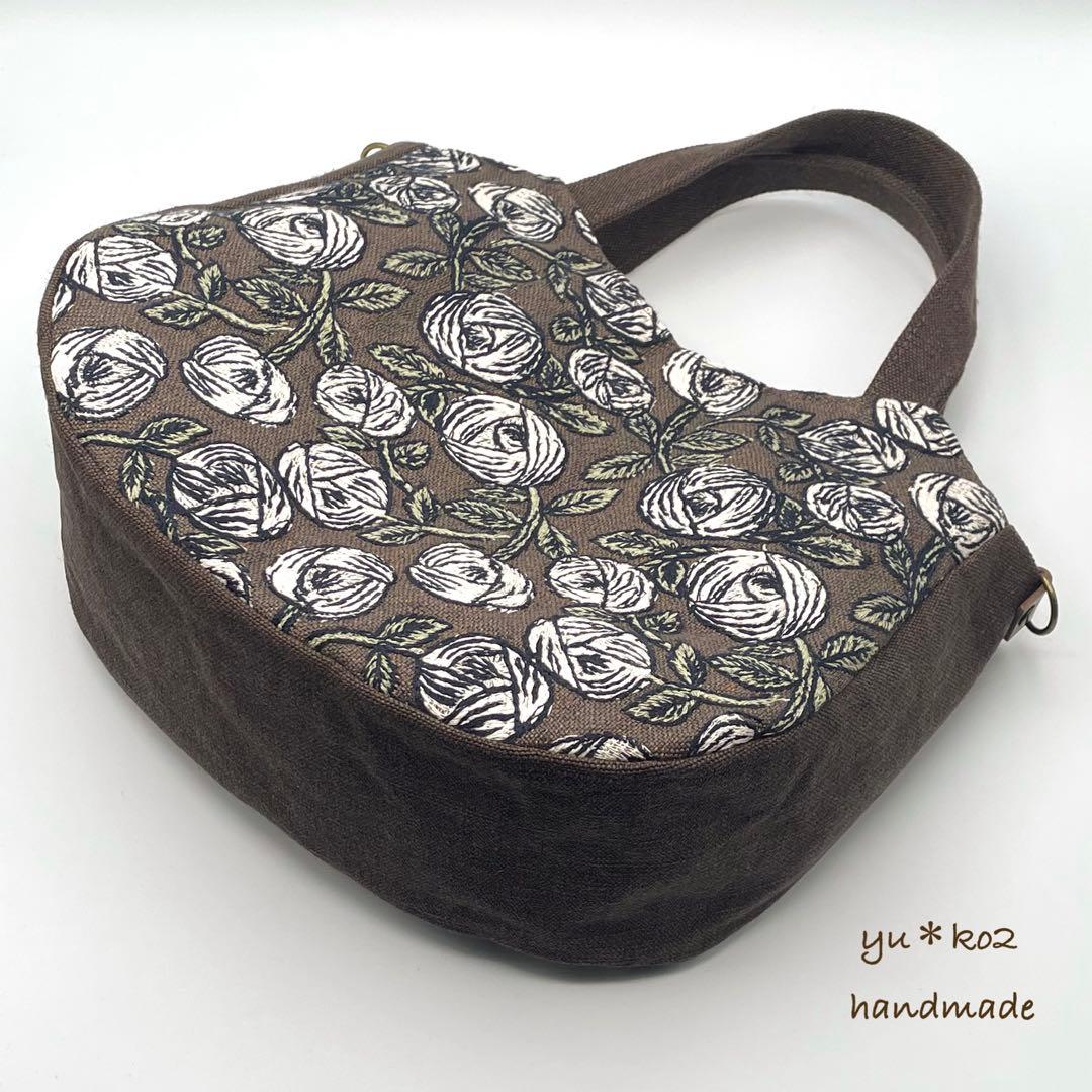 ㊽ミナペルホネン*rosy トートバッグ ハンドメイド