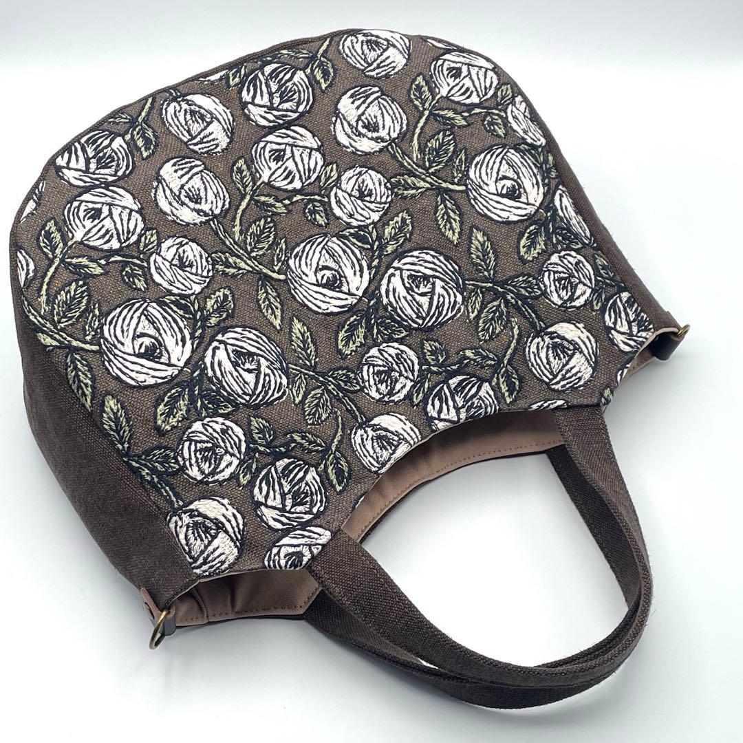 ㊽ミナペルホネン*rosy トートバッグ ハンドメイド