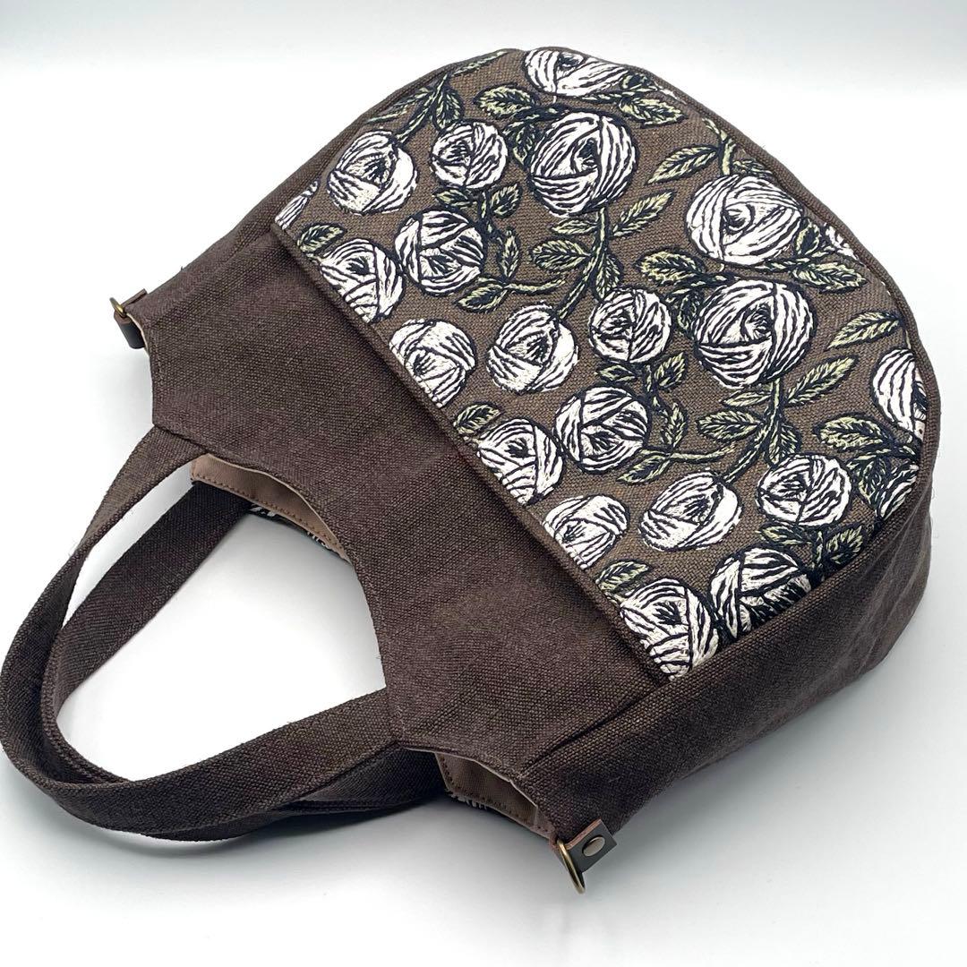 ㊽ミナペルホネン*rosy トートバッグ ハンドメイド