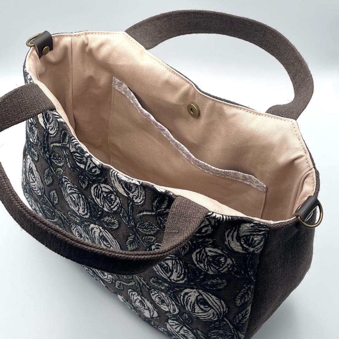 ㊽ミナペルホネン*rosy トートバッグ ハンドメイド