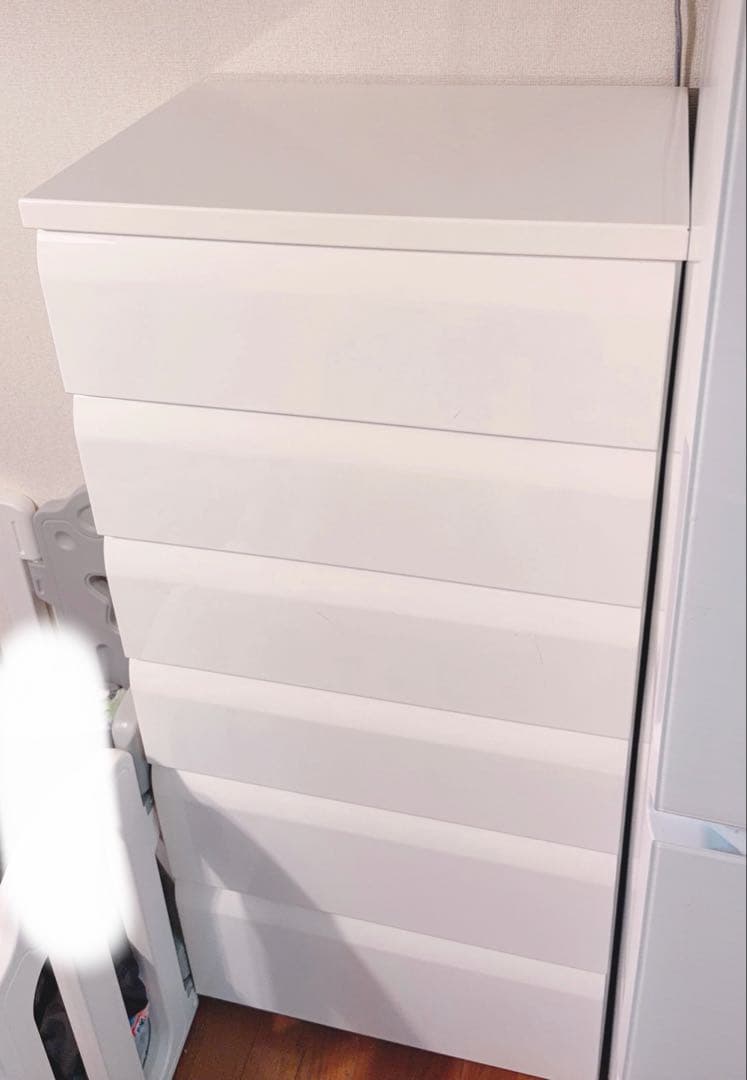 ニトリ　NITORI wish3 ハイチェスト　チェスト 6段タンス