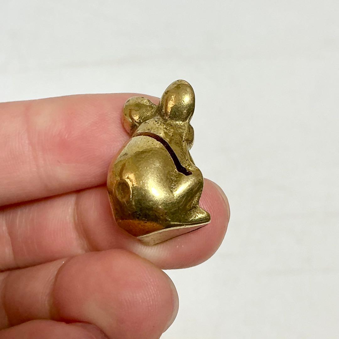 縁起物　真鍮製動物モチーフ置物セット　ヴィンテージ　置物　小物　セット