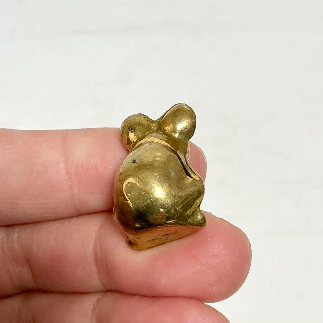 縁起物　真鍮製動物モチーフ置物セット　ヴィンテージ　置物　小物　セット