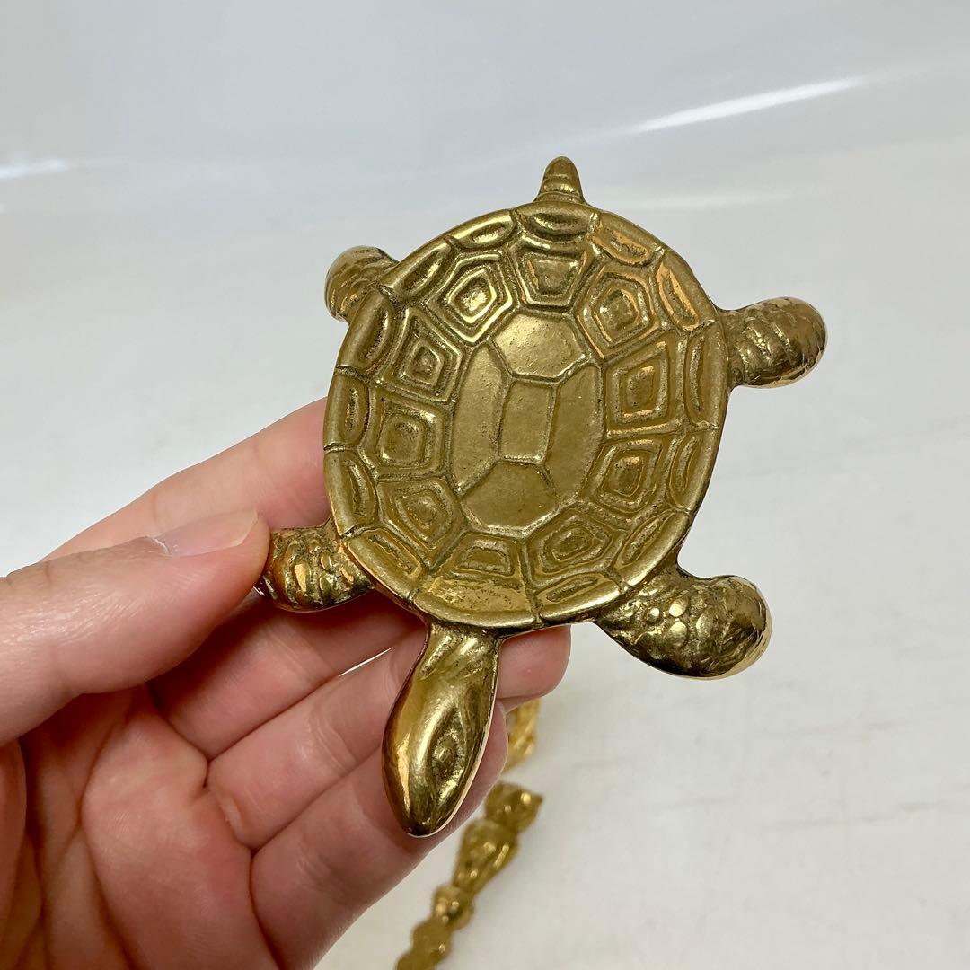 縁起物　真鍮製動物モチーフ置物セット　ヴィンテージ　置物　小物　セット