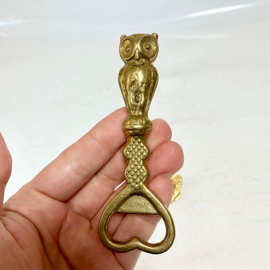 縁起物　真鍮製動物モチーフ置物セット　ヴィンテージ　置物　小物　セット