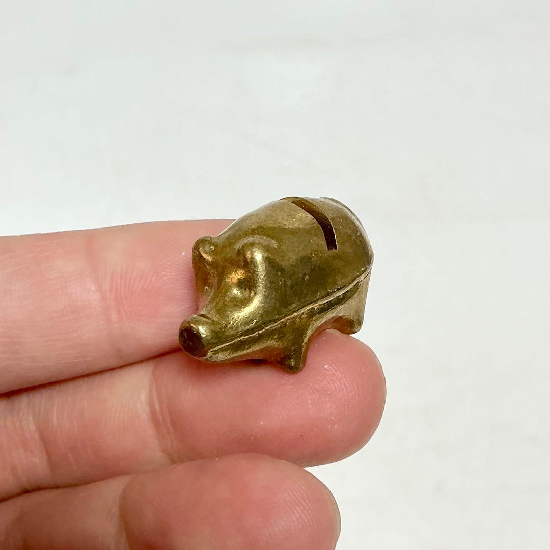 縁起物　真鍮製動物モチーフ置物セット　ヴィンテージ　置物　小物　セット