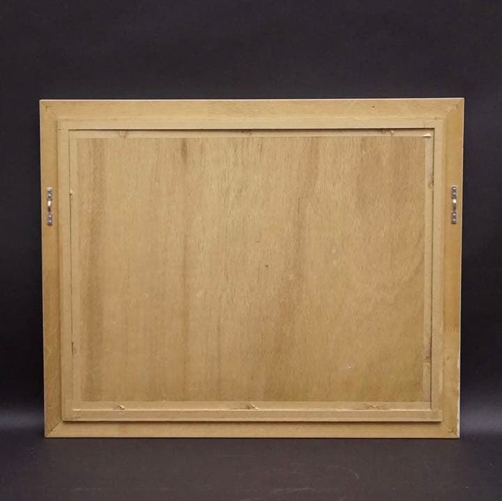 shindo銘 作者不詳 金彩水彩画 原画 絵画 芸術 美術 額装 美術品