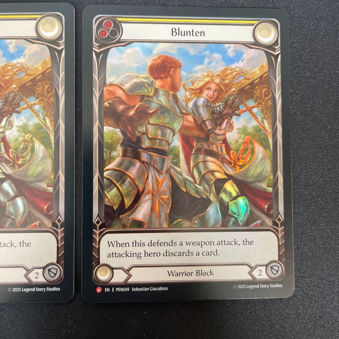 【FaB】鈍刀 / Blunten (英/EA/RF) 3枚セット　PEN049