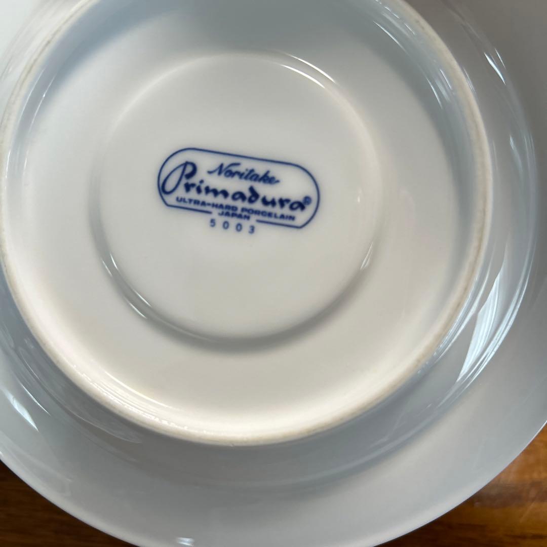ノリタケ　Primadura スープカップ&ソーサー　4客