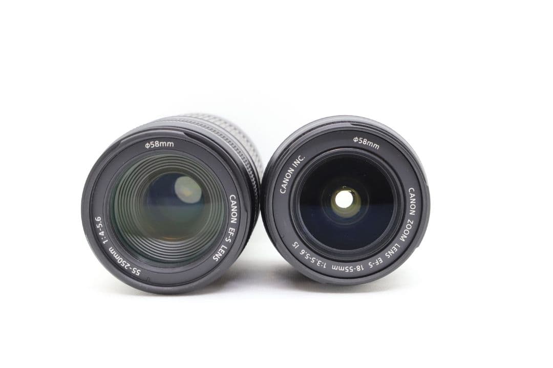 10月23日限定 Canon EF-S18-55mm & 55-250mm IS