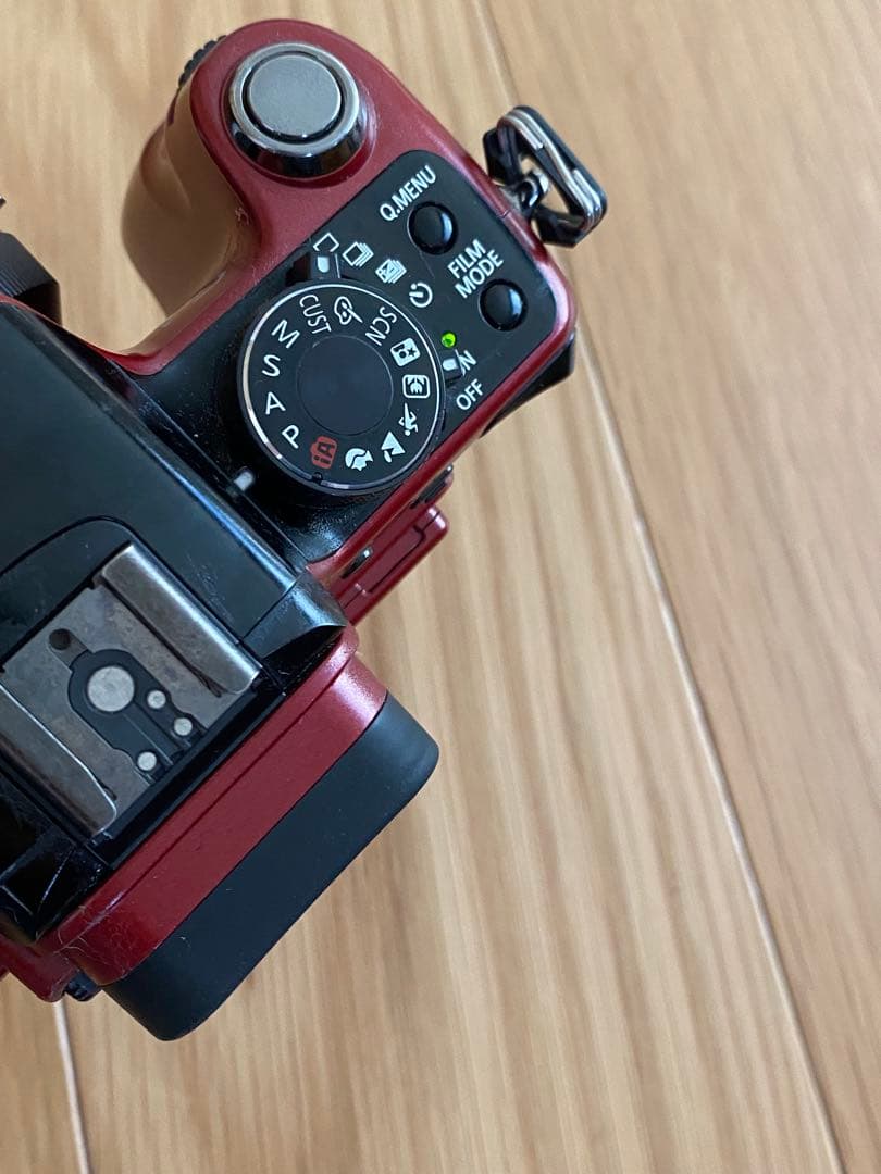 パナソニック　Lumix G 1赤+ ミノルタ　50㍉　70-210㍉　動作品