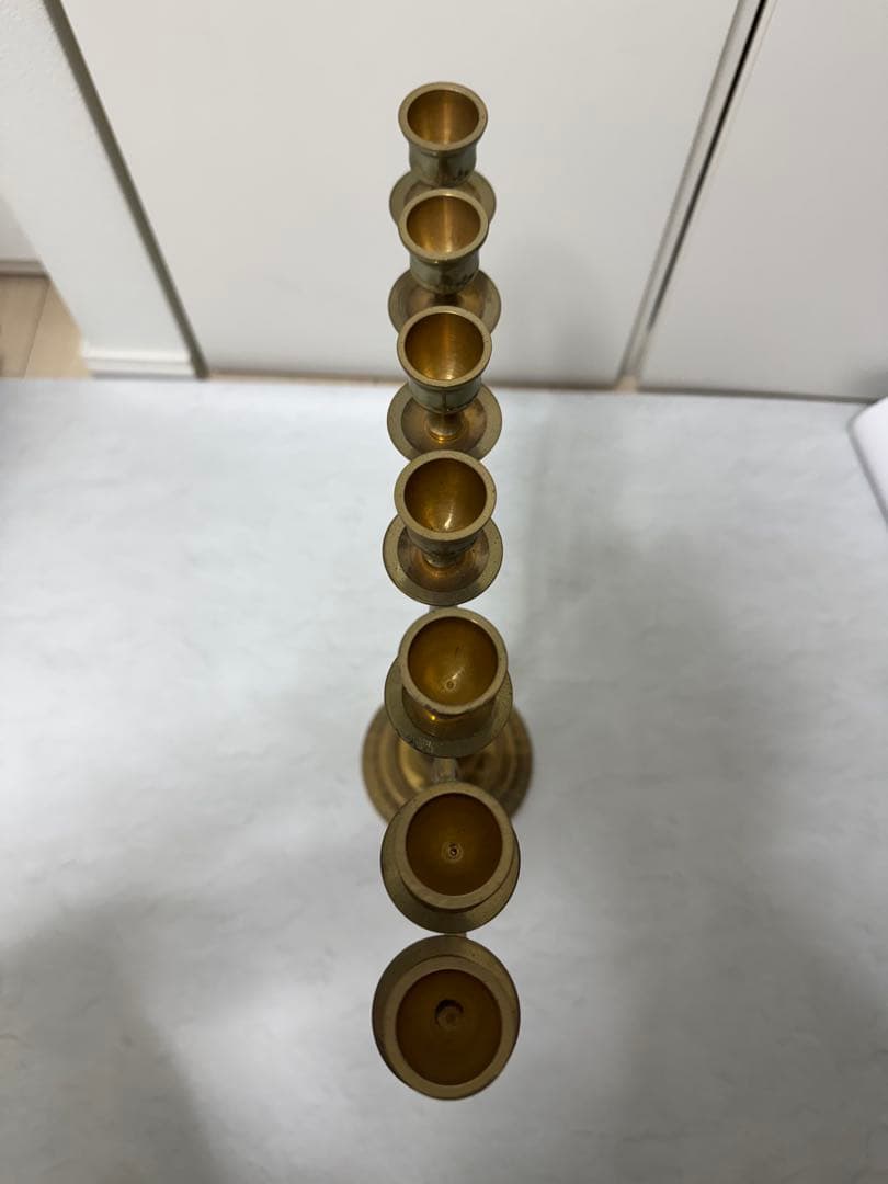 【yamamoto】真鍮製 メノラー（イスラエル ユダヤ教の祭具）