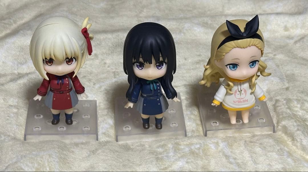 ねんどろいど　リコリス・リコイル　錦木千束　井上たきな　クルミ　3体セット