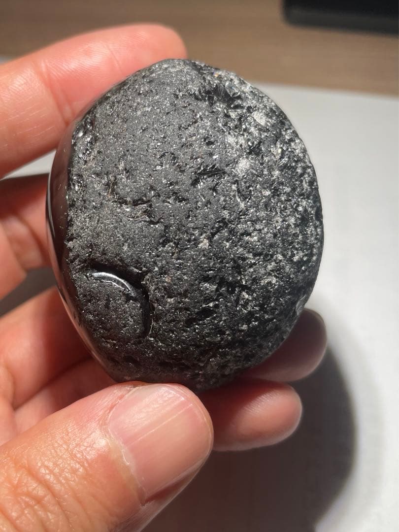 研磨品　十勝石玲瓏　ゴールデンマホガニーオブシディアン