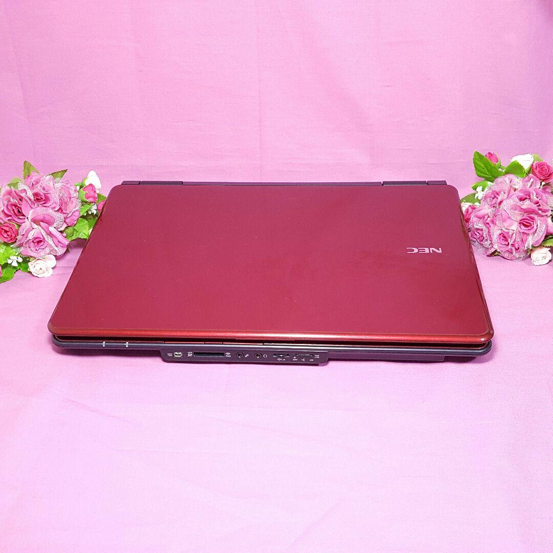 ❥最新WIN10❥CORE-i5❥大容量500G❥メモリ4G/赤色❥NECラビー