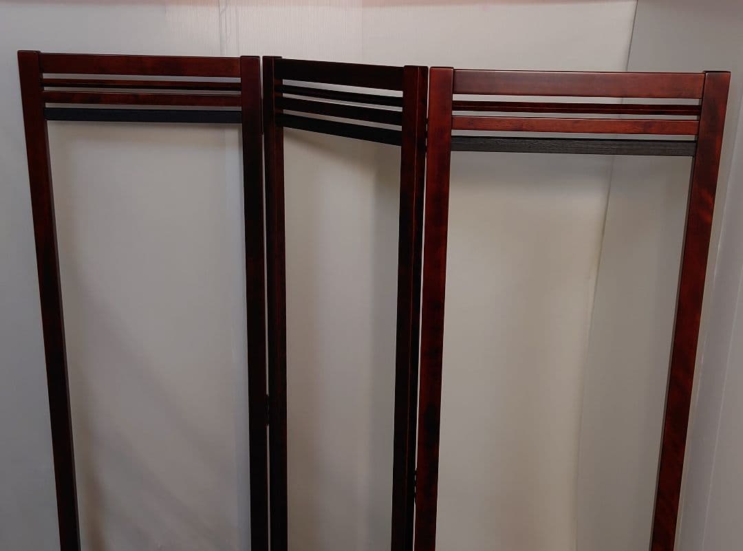 衝立　中部無し　3連スクリーン　オリジナルを製作して下さい。中部分カーテン無し