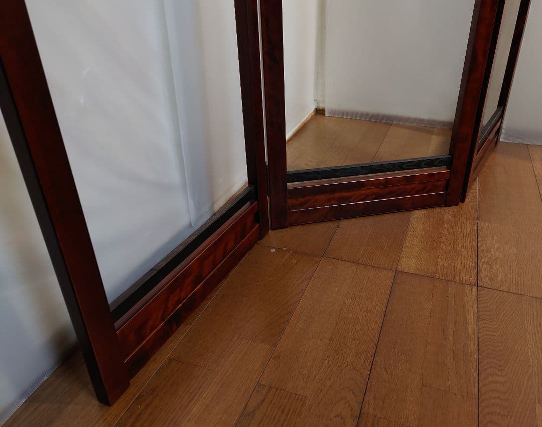 衝立　中部無し　3連スクリーン　オリジナルを製作して下さい。中部分カーテン無し