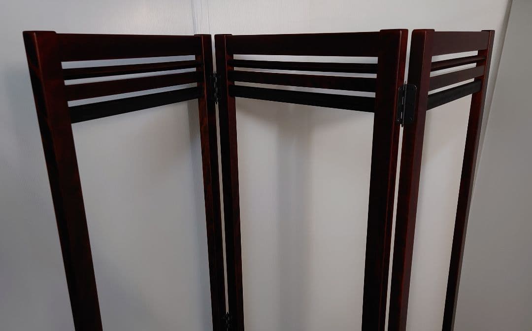 衝立　中部無し　3連スクリーン　オリジナルを製作して下さい。中部分カーテン無し