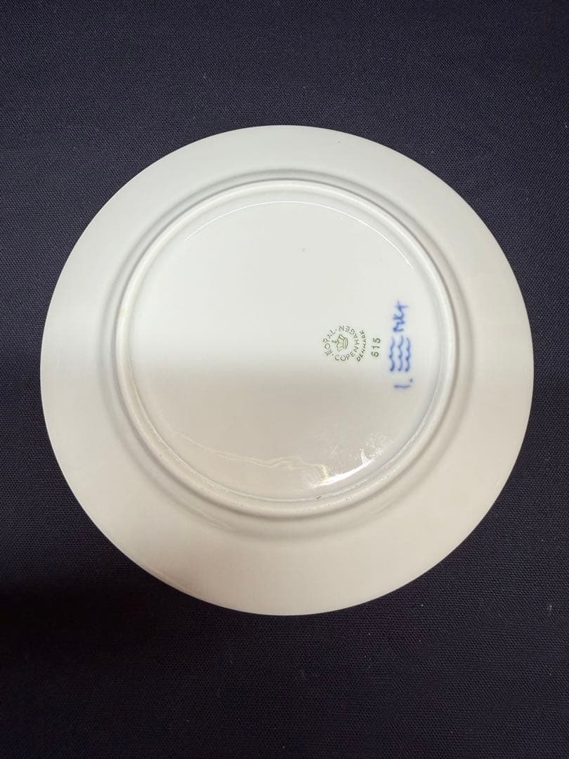 ロイヤルコペンハーゲン ブルーフルーテッド　プレーン15.6cm2枚