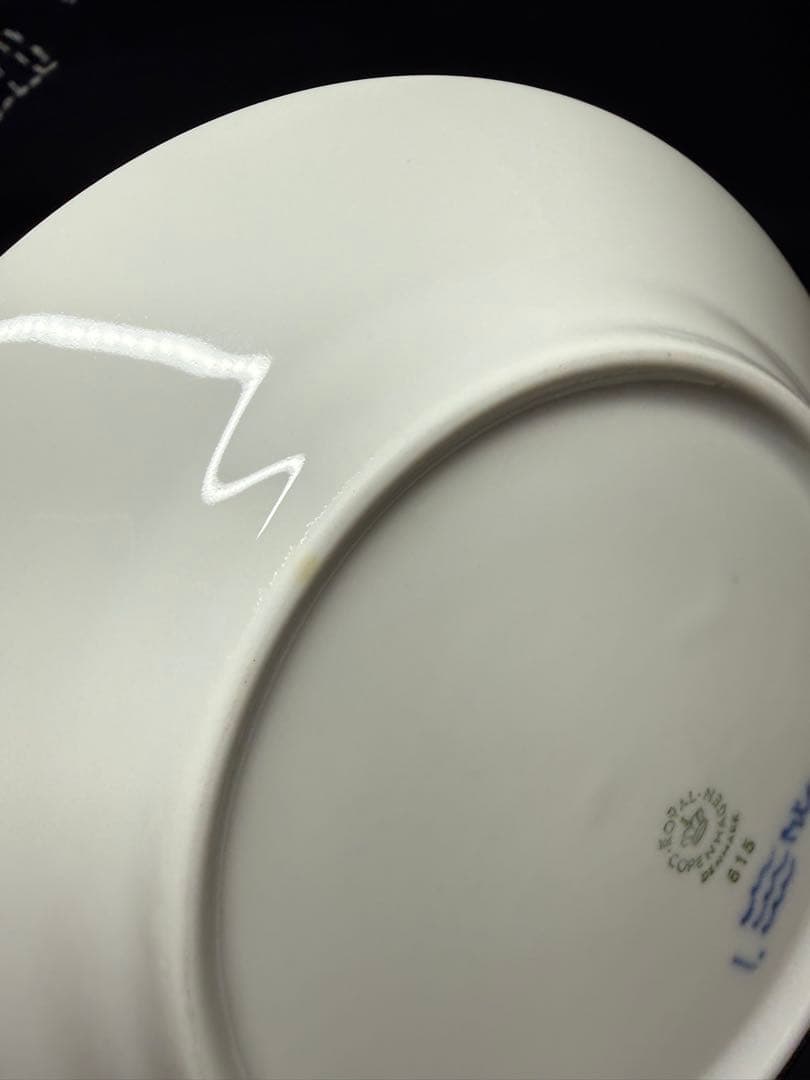 ロイヤルコペンハーゲン ブルーフルーテッド　プレーン15.6cm2枚