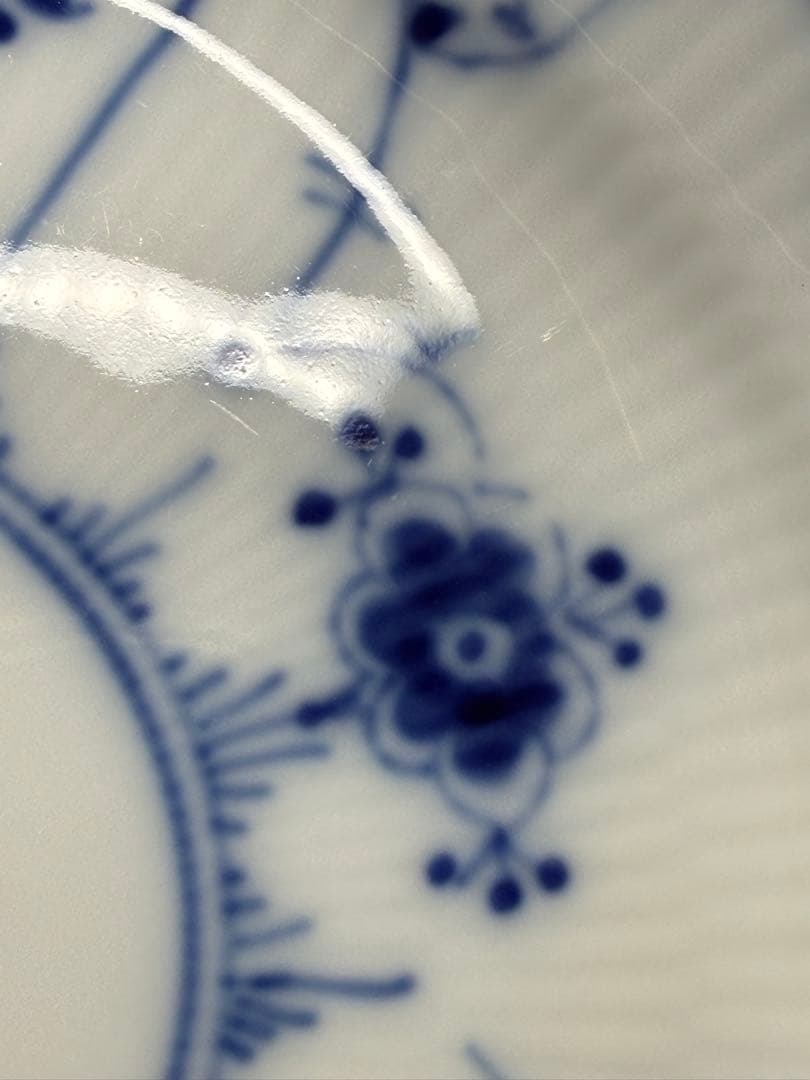 ロイヤルコペンハーゲン ブルーフルーテッド　プレーン15.6cm2枚