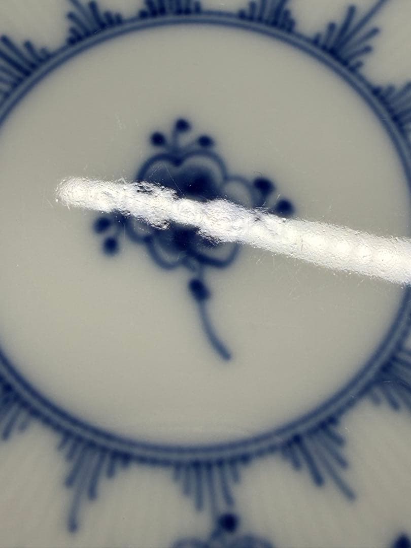 ロイヤルコペンハーゲン ブルーフルーテッド　プレーン15.6cm2枚