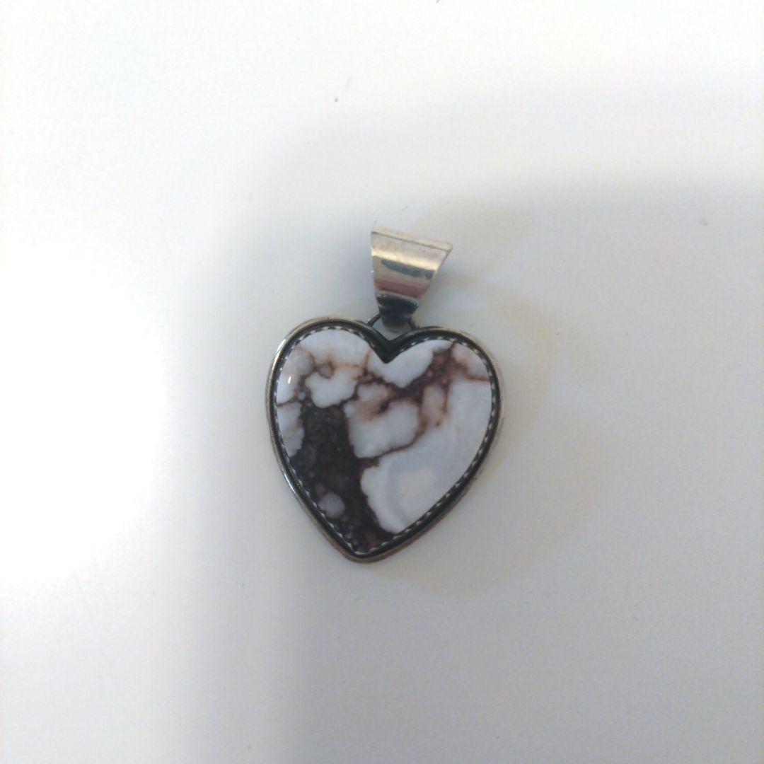 ワイルドホース ハート ペンダントトップ silver 日本製 作家K.G