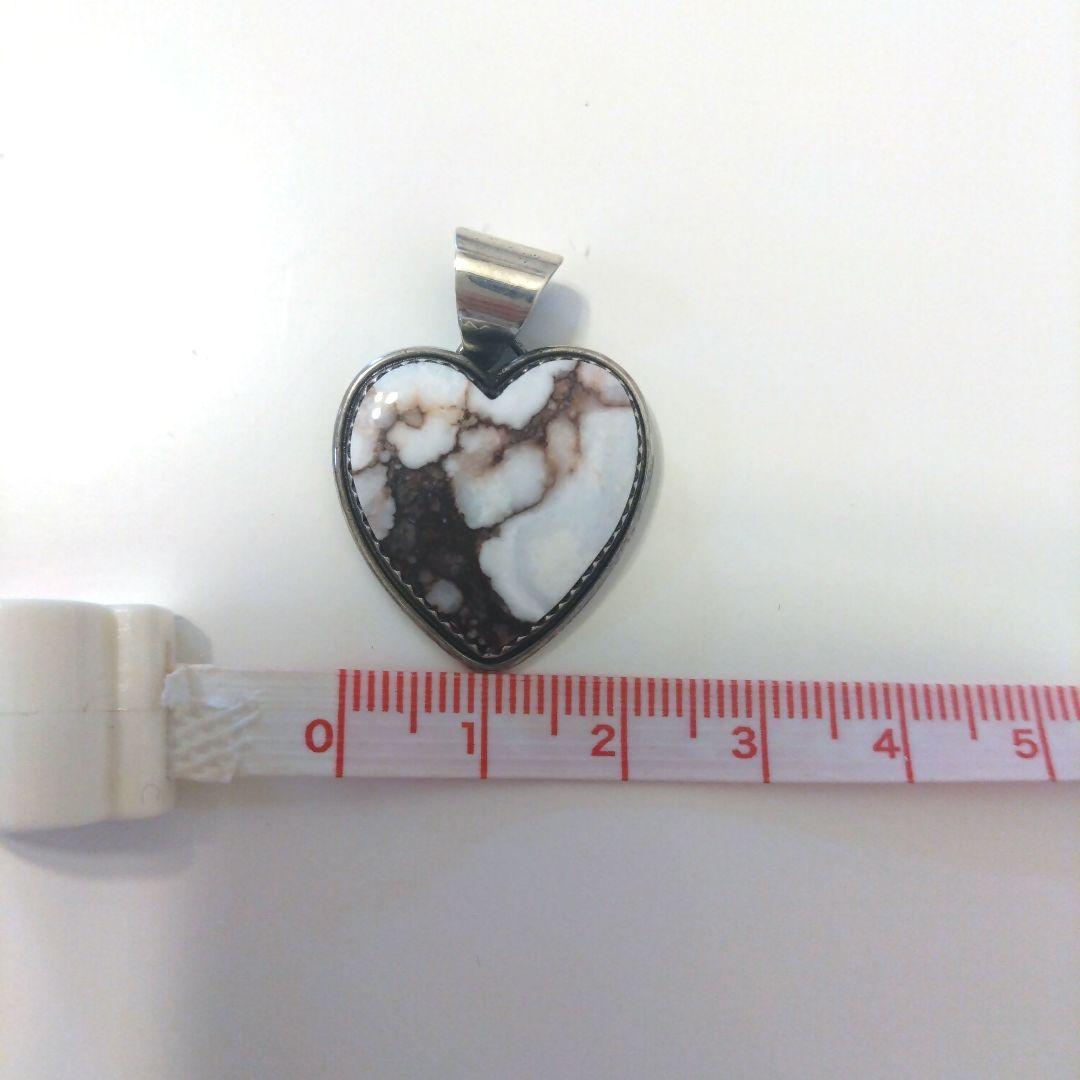 ワイルドホース ハート ペンダントトップ silver 日本製 作家K.G