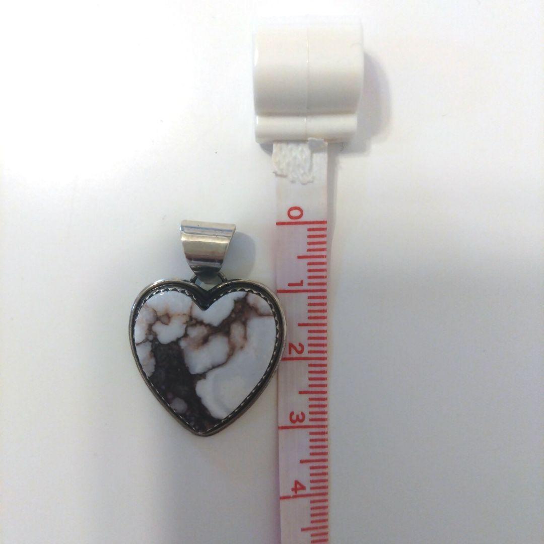 ワイルドホース ハート ペンダントトップ silver 日本製 作家K.G