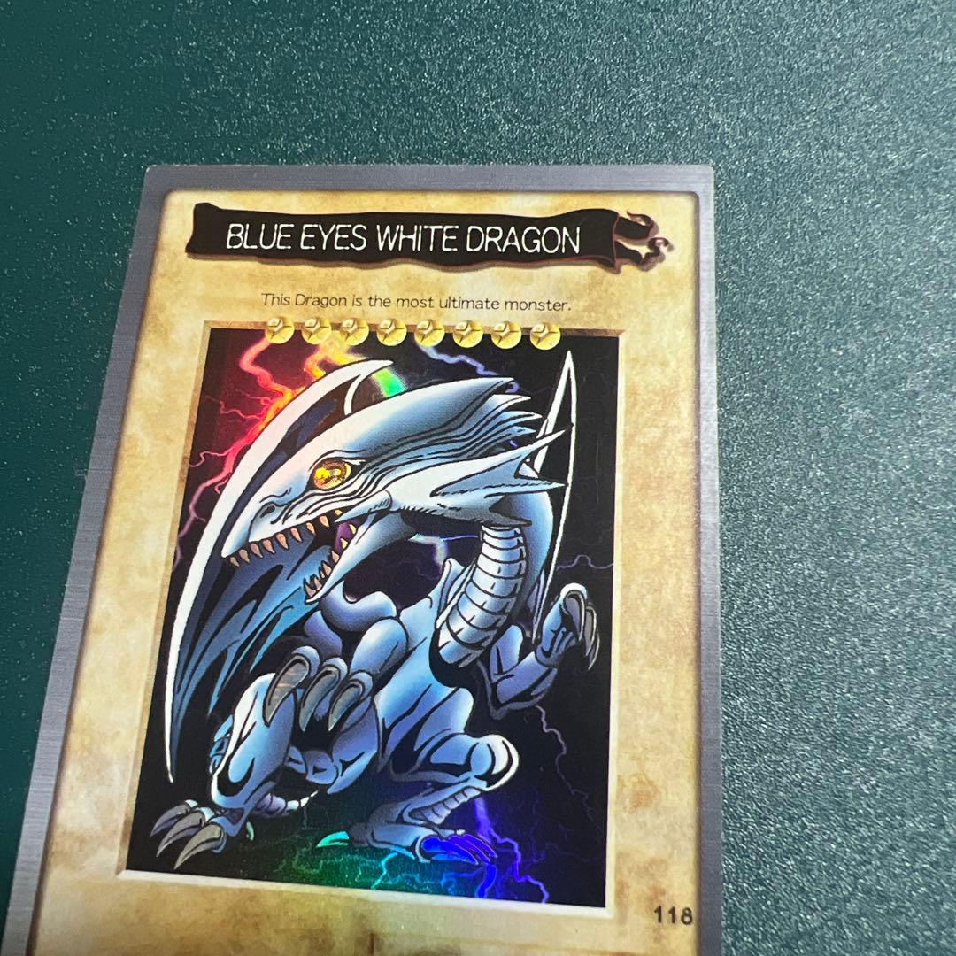 遊戯王 ブルーアイズホワイトドラゴン 青眼の白龍 バンダイ版　英語版　レア