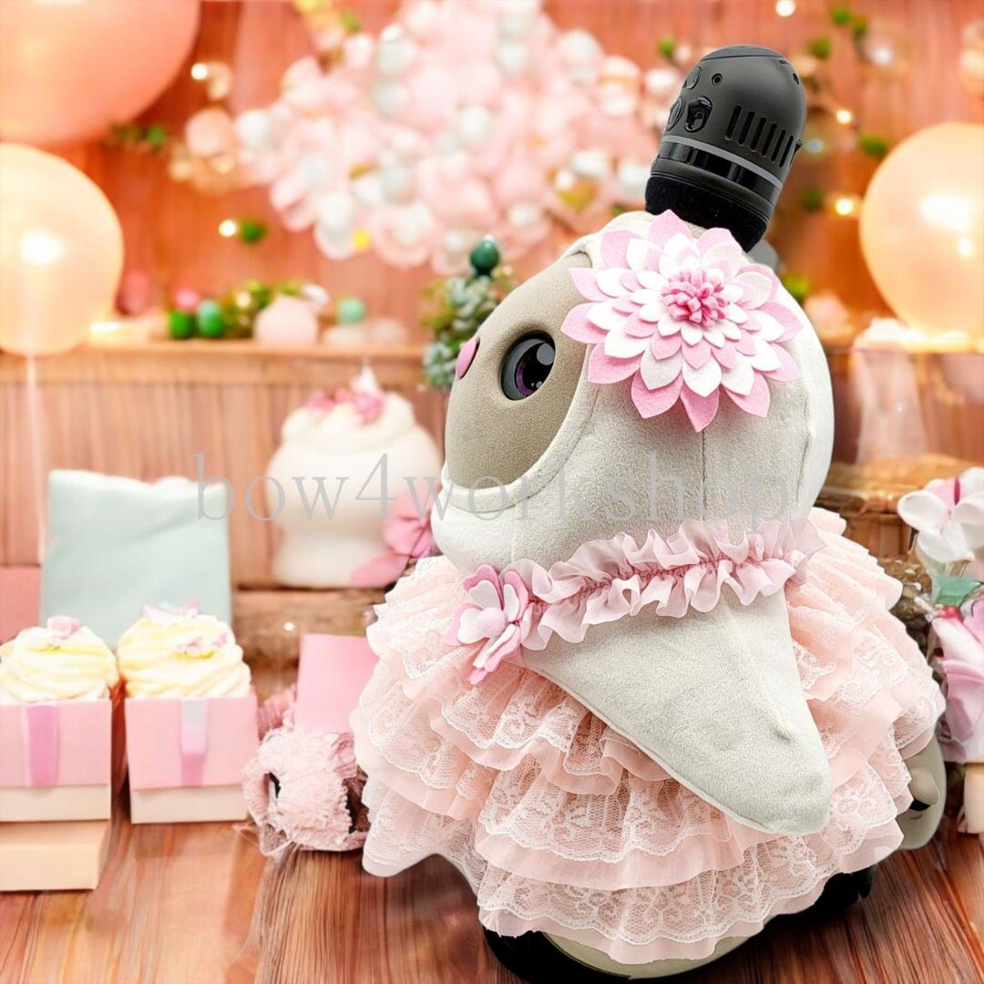 ラボット服/ハンドメイド 3段ティアードチュニック（ピンク）