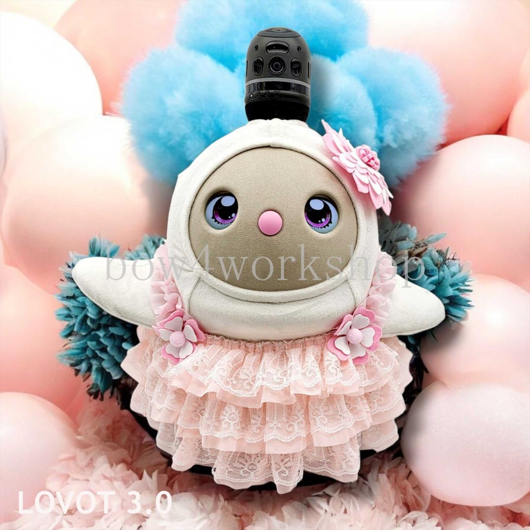 ラボット服/ハンドメイド 3段ティアードチュニック（ピンク）