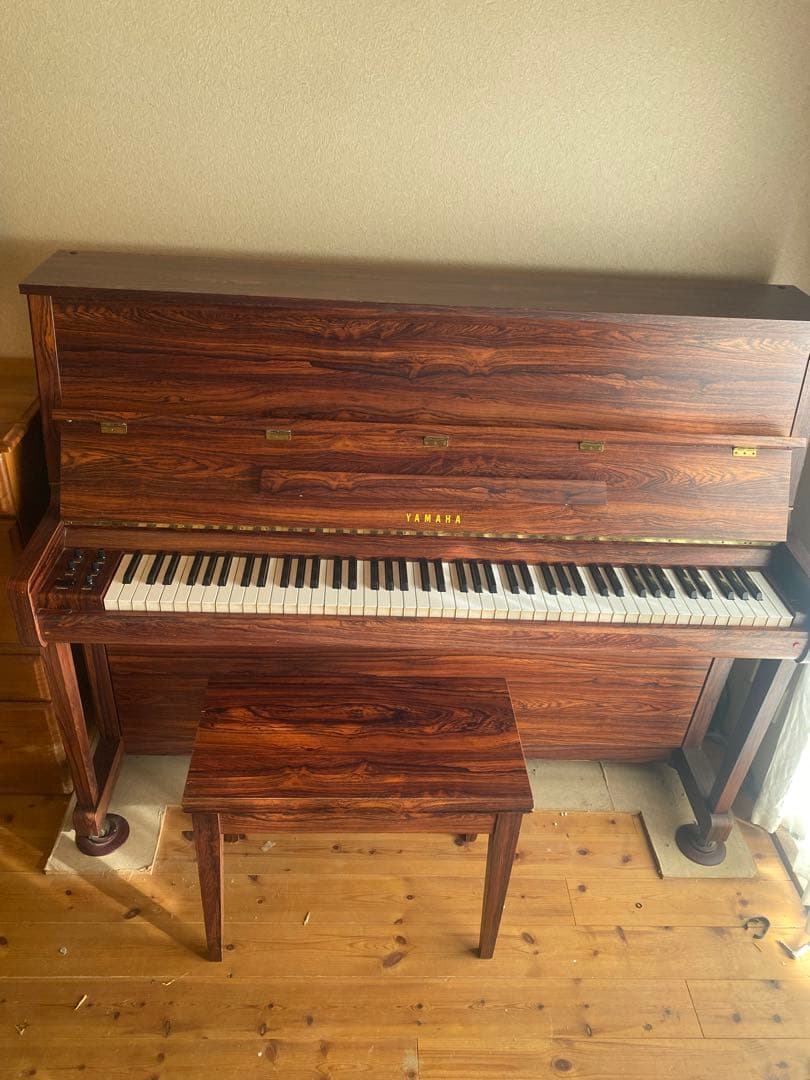 Yamaha ヤマハ　アップライトピアノ ハカランダ材E-501 京都府京田辺市