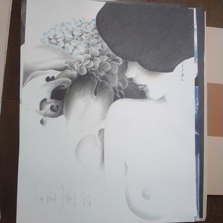 ◆お得な価格◆フランスの画家、ジャン・ジェラール・デュボアの女性のオマージュ