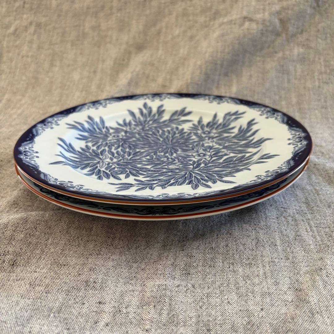 ロールストランド　オスティンディア27cmプレート2枚セット(おまけ付き)