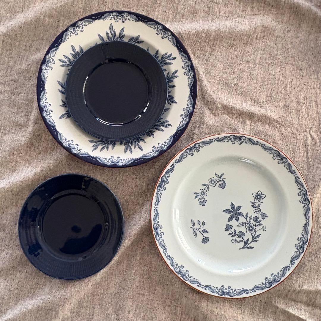 ロールストランド　オスティンディア27cmプレート2枚セット(おまけ付き)