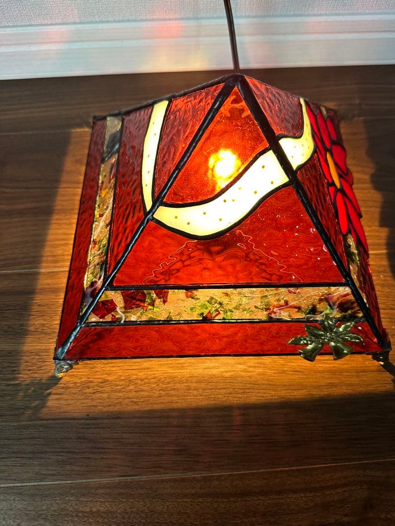 新品未使用　ステンドグラス　ライト