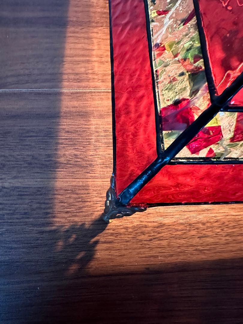 新品未使用　ステンドグラス　ライト