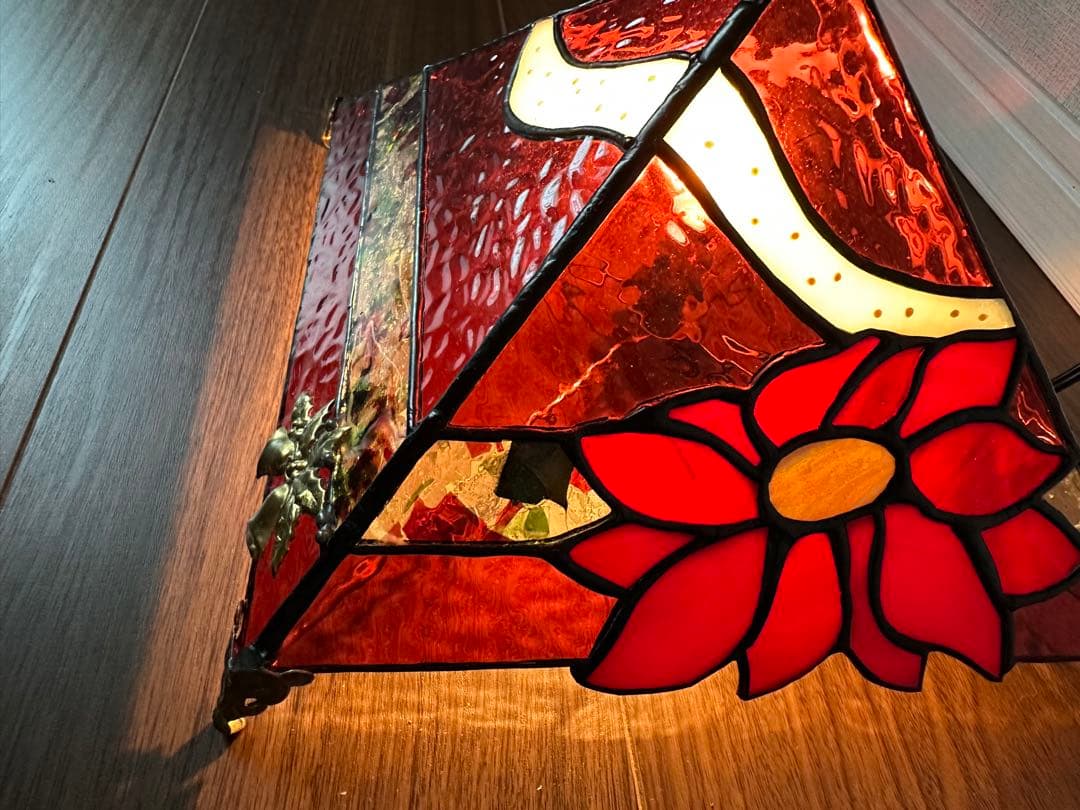 新品未使用　ステンドグラス　ライト