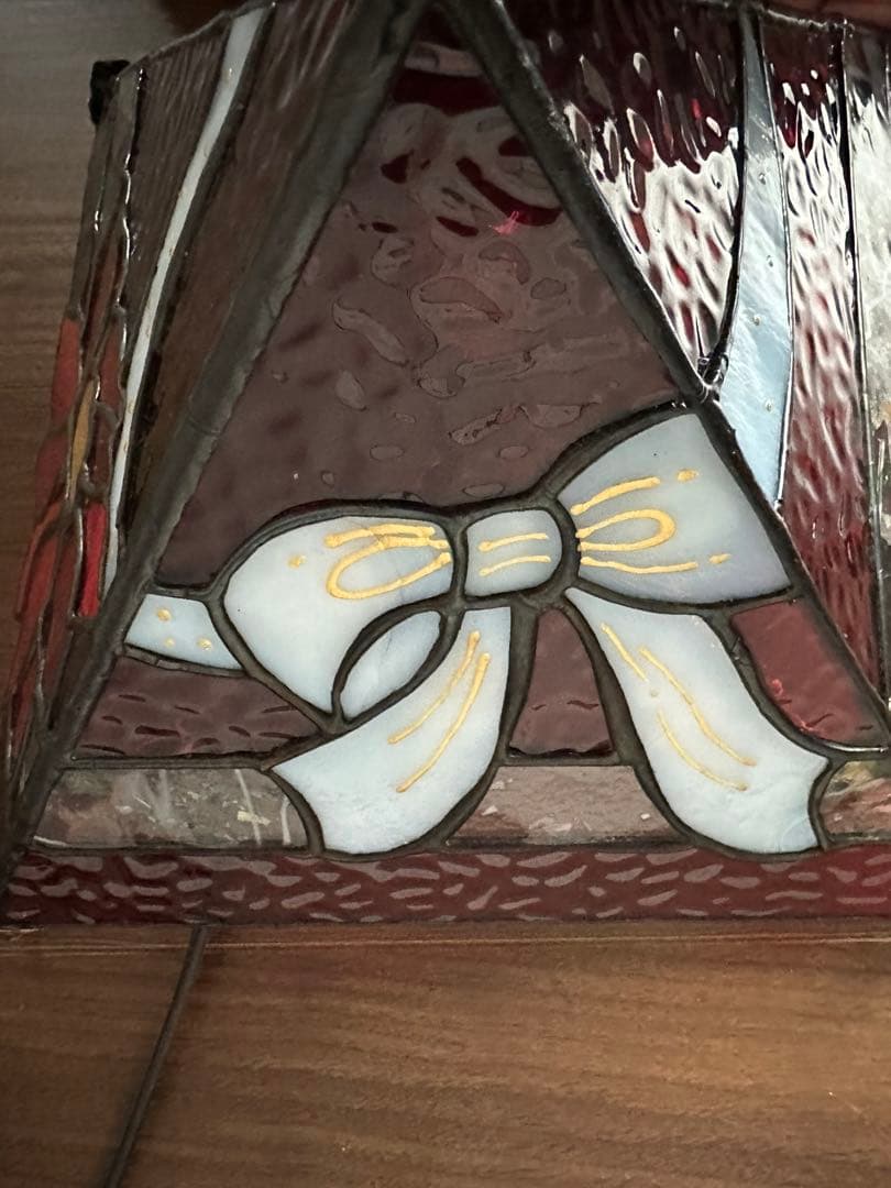 新品未使用　ステンドグラス　ライト