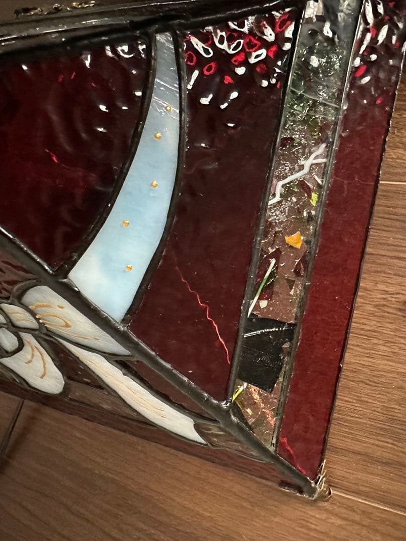 新品未使用　ステンドグラス　ライト