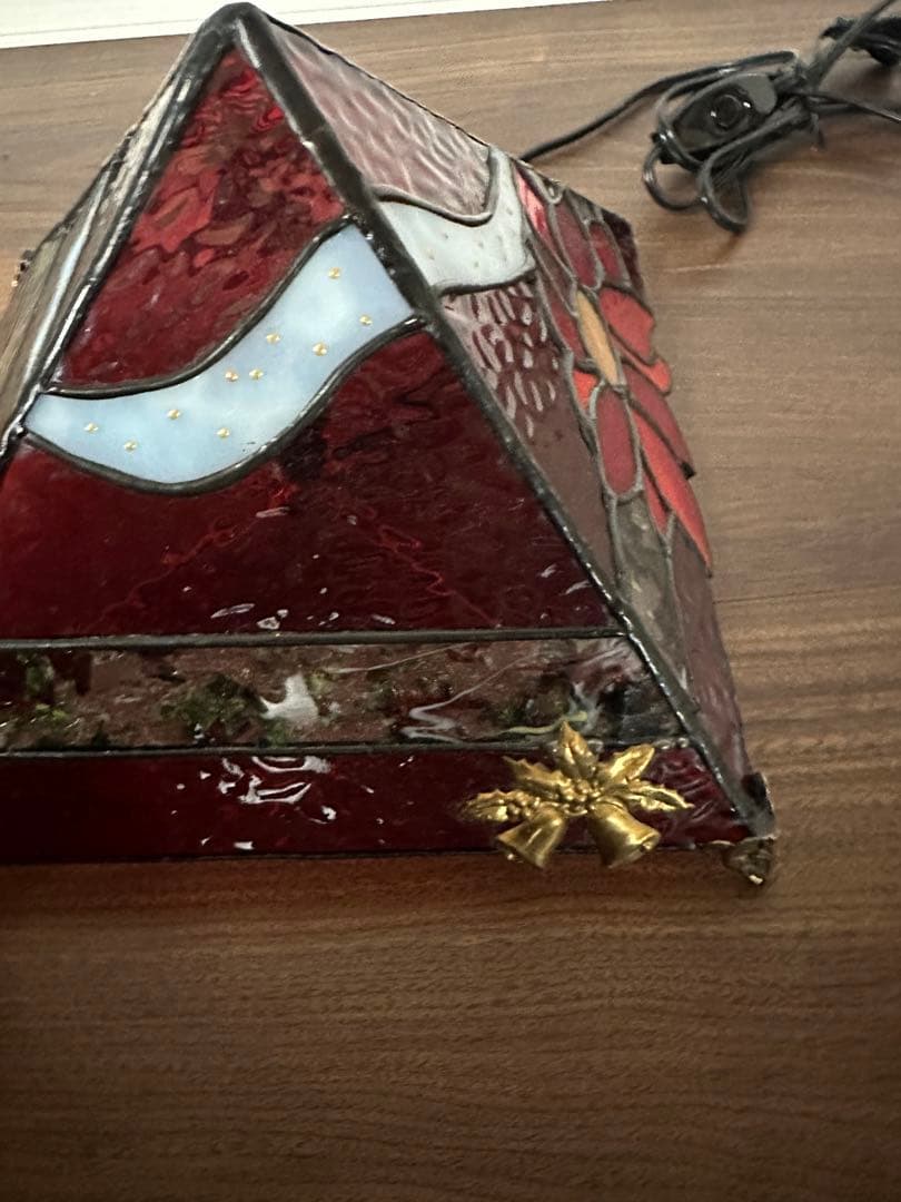 新品未使用　ステンドグラス　ライト